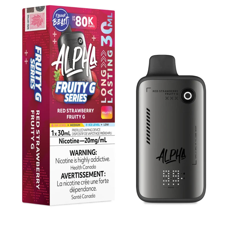 Flavour Beast Alpha Disposable Vape - Fruity G Series - 80K Puffs - 20mg - 30ml