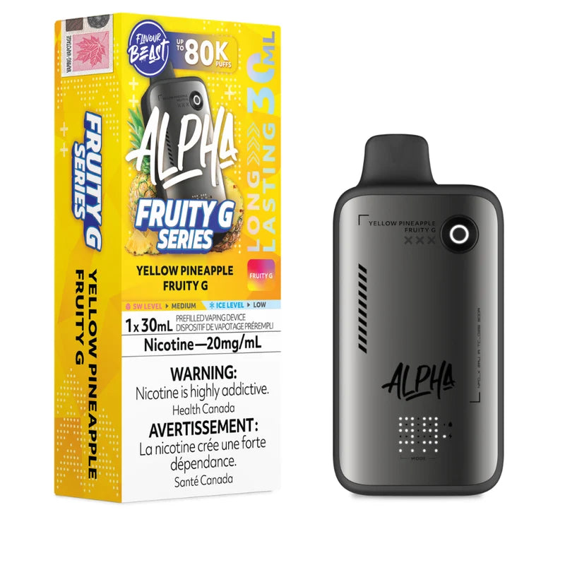 Flavour Beast Alpha Disposable Vape - Fruity G Series - 80K Puffs - 20mg - 30ml