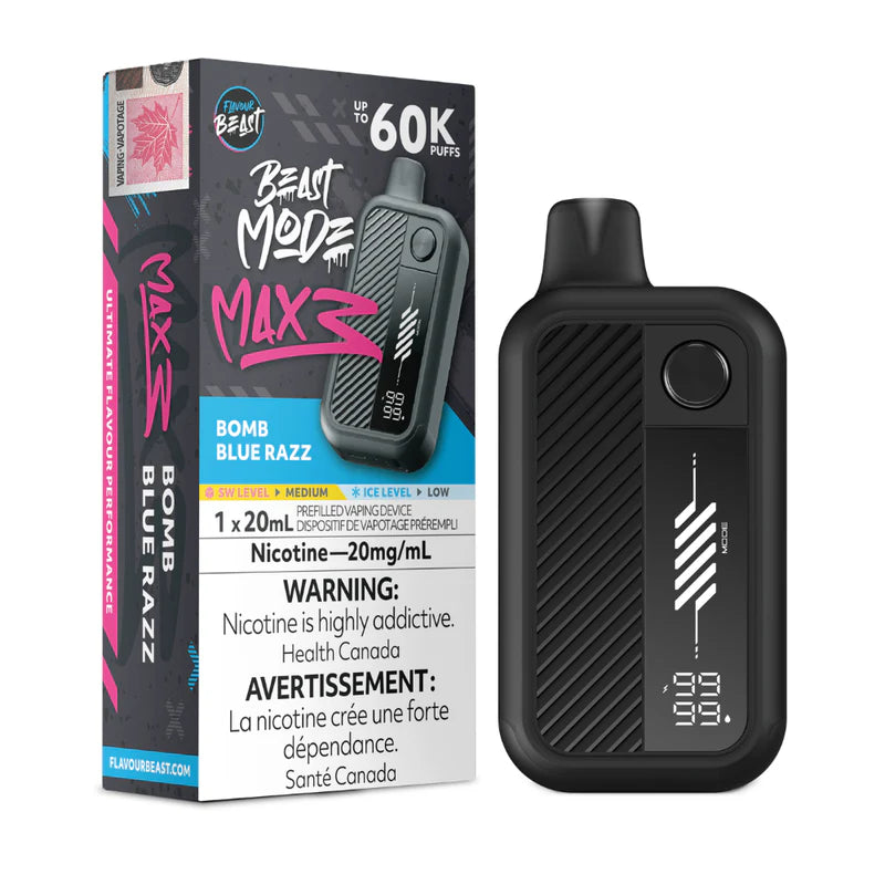 Flavour Beast Mode Max 3 Disposable Vape - 60k Puffs - 20mg - 20ml