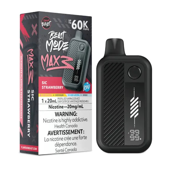 Flavour Beast Mode Max 3 Disposable Vape - 60k Puffs - 20mg - 20ml