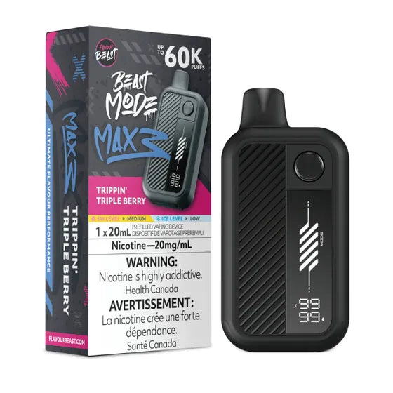 Flavour Beast Mode Max 3 Disposable Vape - 60k Puffs - 20mg - 20ml