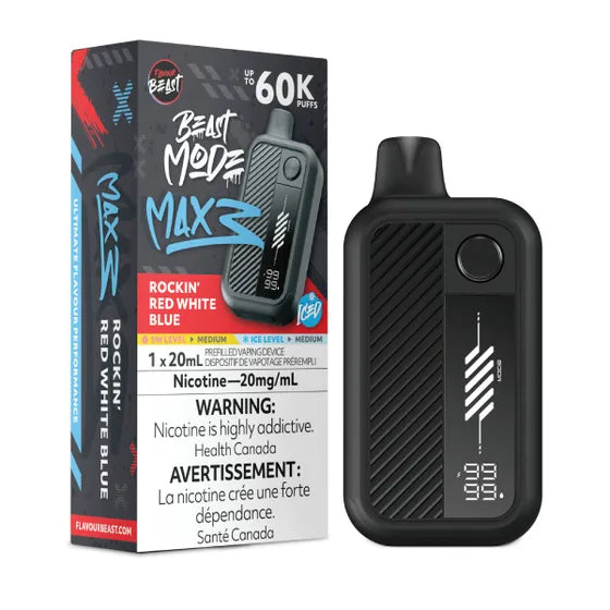 Flavour Beast Mode Max 3 Disposable Vape - 60k Puffs - 20mg - 20ml