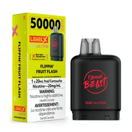 Flavour Beast Level X G2 Ultra Replacement Vape Pod - 50K- Puffs - 20mL