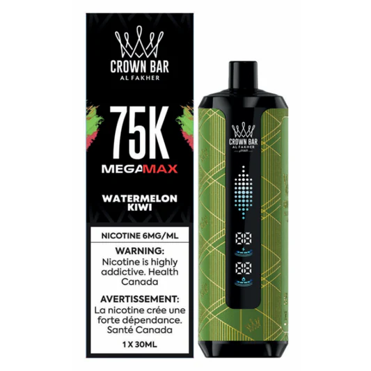Al Fakher Crown Bar Mega Max 75K Disposable Vape - 75K Puffs - 6mg - 30ml