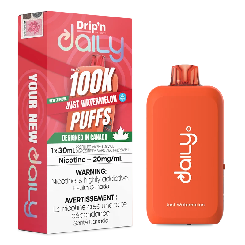 Drip'n Daily by Envi Disposable Vape - 100,000 Puffs - 30 mL