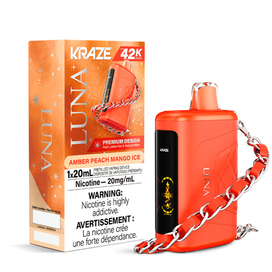 Kraze Luna Disposable Vape - 42K Puffs - 20mL
