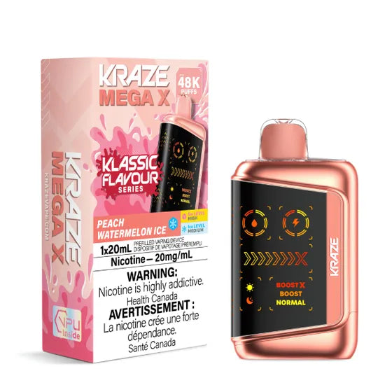 Kraze Mega X 48K Disposable Vape - 48,000 Puffs - 20mL