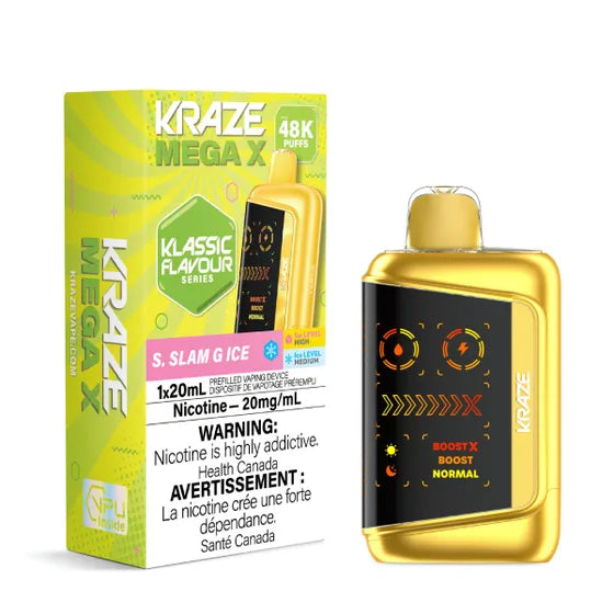 Kraze Mega X 48K Disposable Vape - 48,000 Puffs - 20mL