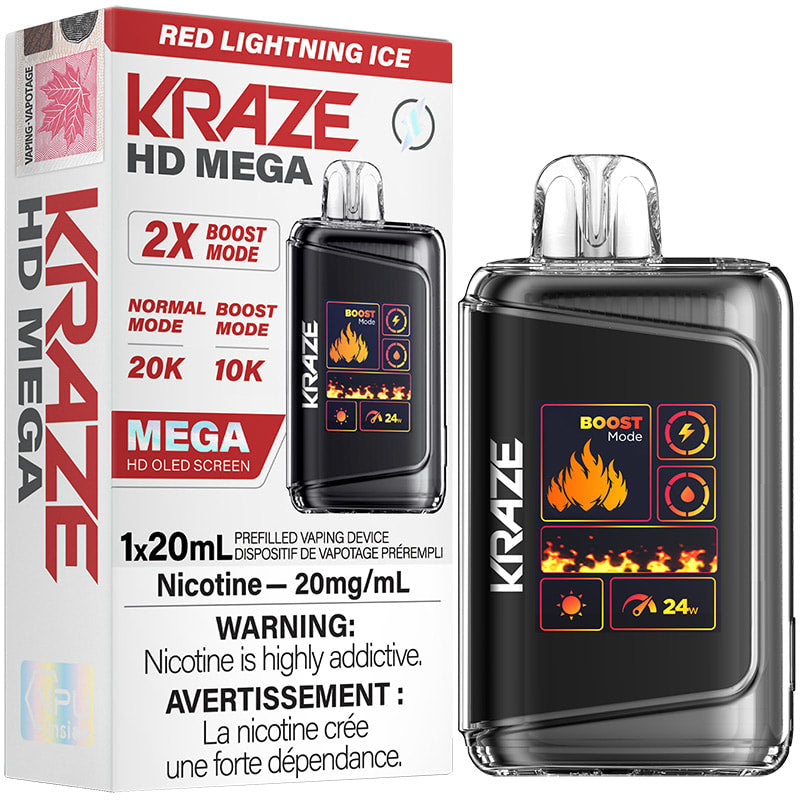 Kraze Mega X 48K Disposable Vape - 48,000 Puffs - 20mL