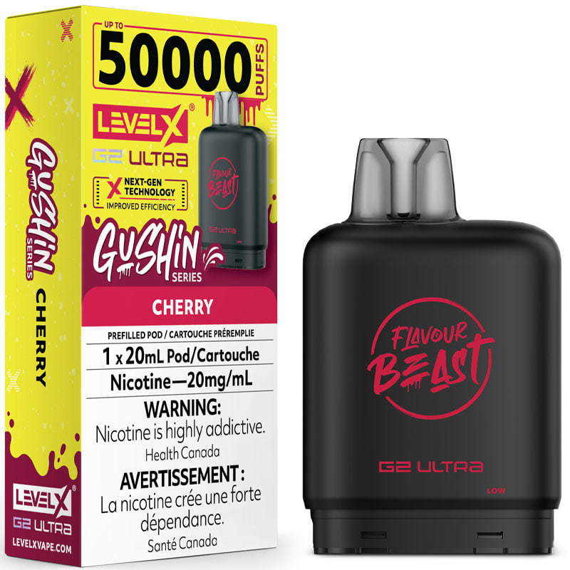 Flavour Beast Level X G2 Ultra Replacement Vape Pod - 50K- Puffs - 20mL