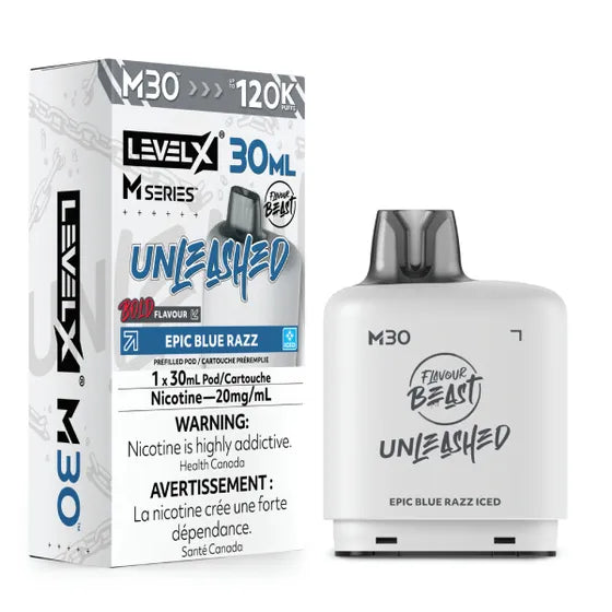 Flavour Beast Level X M Series M30 Replacement Vape Pod - 120K Puffs - 30mL