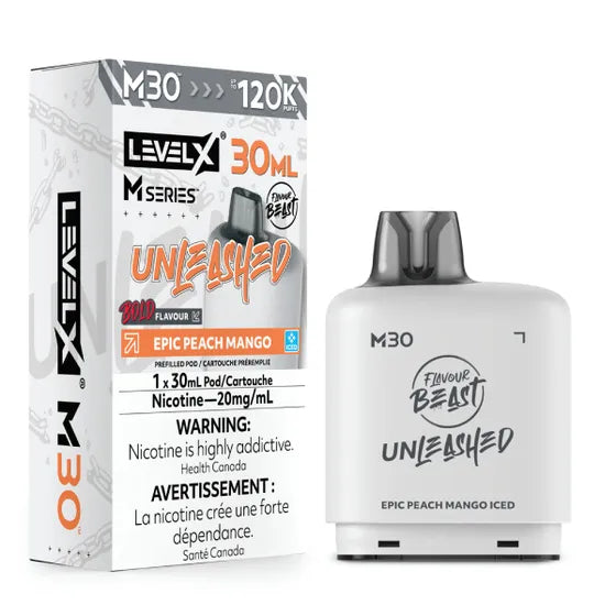 Flavour Beast Level X M Series M30 Replacement Vape Pod - 120K Puffs - 30mL