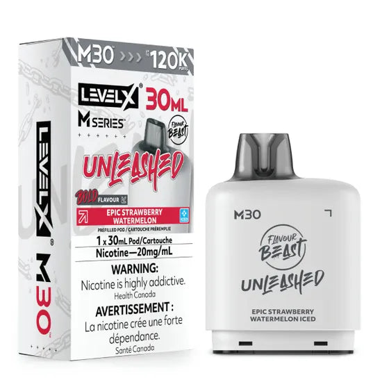 Flavour Beast Level X M Series M30 Replacement Vape Pod - 120K Puffs - 30mL