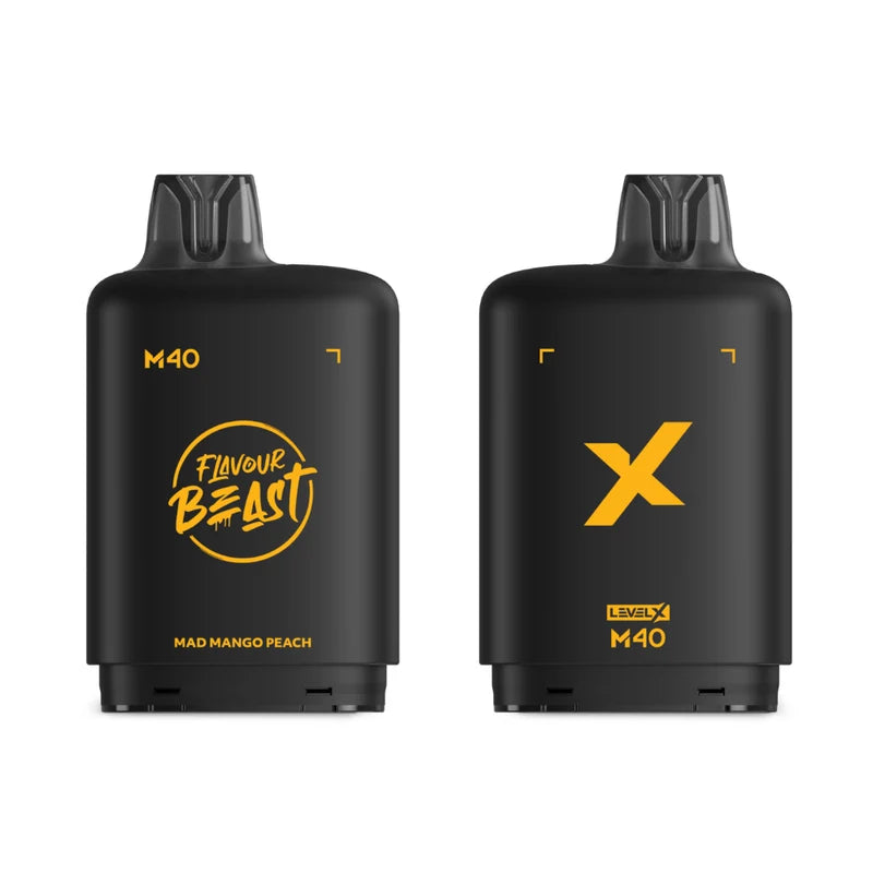 Flavour Beast Level X M Series M40 Replacement Vape Pod - 160K Puffs - 40mL