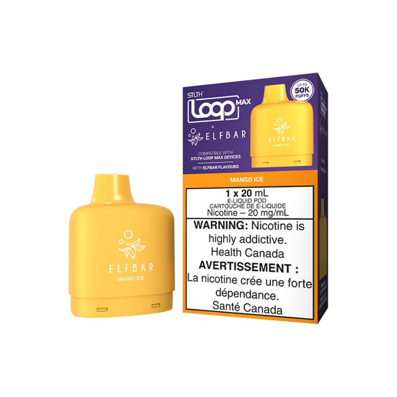 STLTH Loop Max X Elf Bar Replacement Vape Pod - 50K Puffs - 20mL