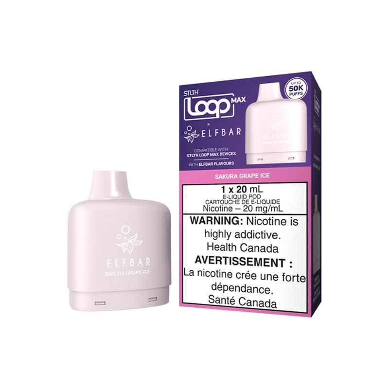 STLTH Loop Max X Elf Bar Replacement Vape Pod - 50K Puffs - 20mL