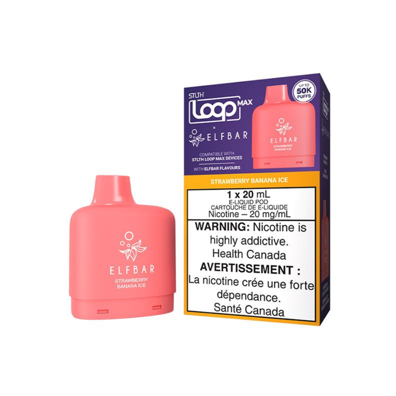 STLTH Loop Max X Elf Bar Replacement Vape Pod - 50K Puffs - 20mL